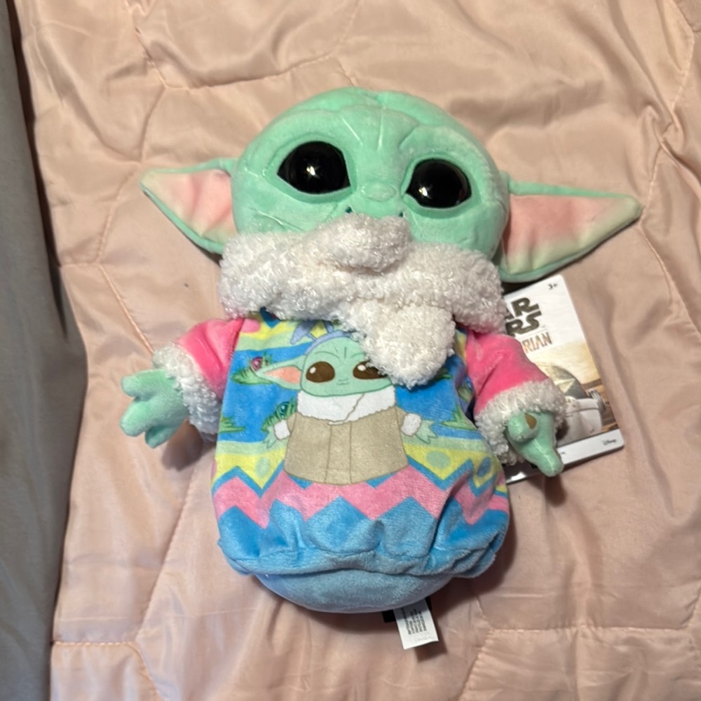 Star Wars Baby Yoda Easter Plush Toy